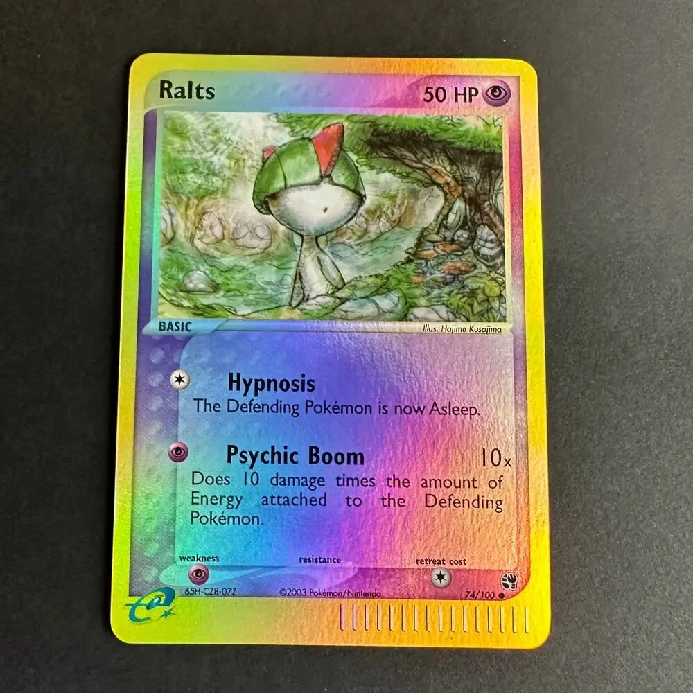 Pokemon TCG Ralts EX Sandstorm 74/100 Common Reverse Holo NM
